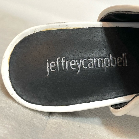 Jeffrey Campbell Womens Mules Cleos White Patent Leather Pointed Toe Size 6 - Picture 14 of 16